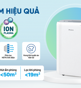 Máy lọc không khí hút ẩm JPF12AV2